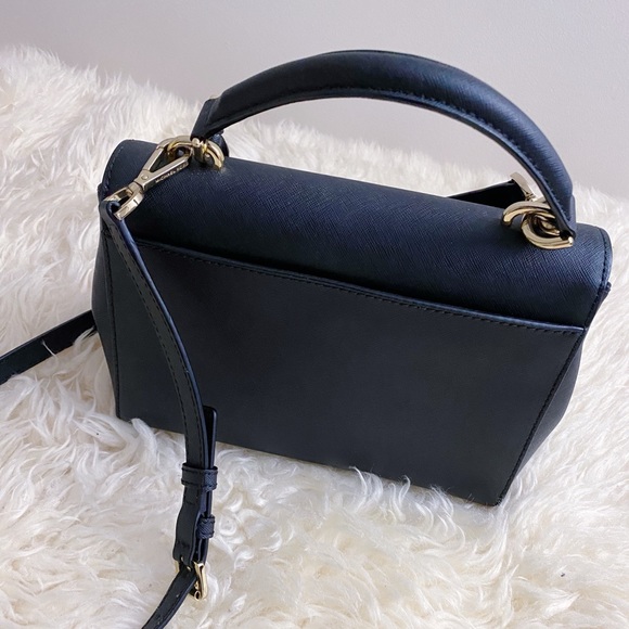 Michael Kors Ava Small Black Saffiano Leather Crossbody - Picture 2 of 4